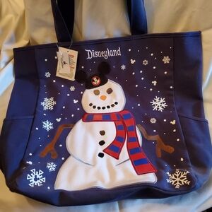 Disneyland Snowman tote bag